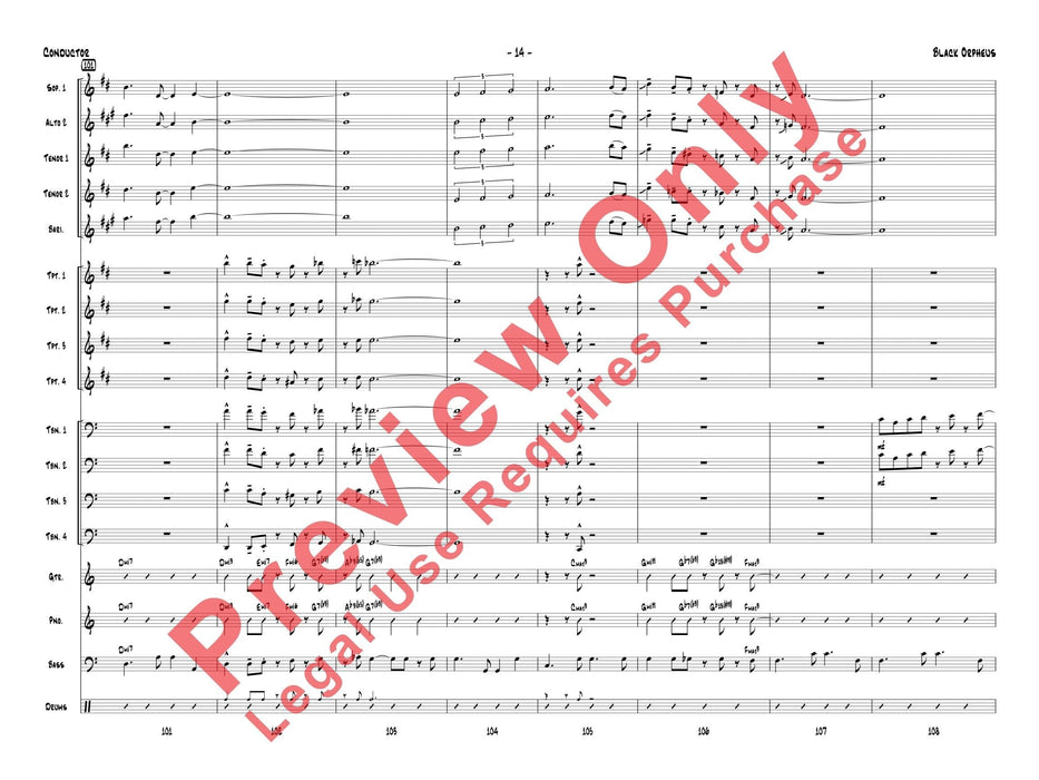 Black Orpheus 奧菲斯 總譜 | 小雅音樂 Hsiaoya Music