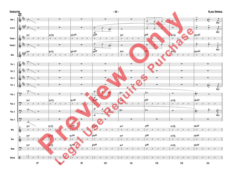 Black Orpheus 奧菲斯 總譜 | 小雅音樂 Hsiaoya Music