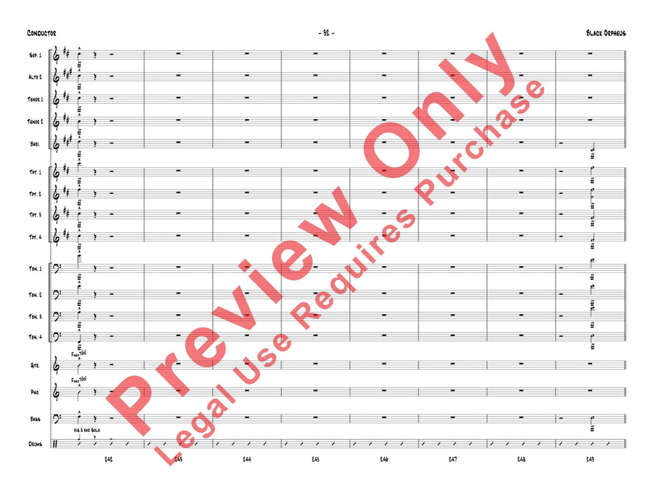 Black Orpheus 奧菲斯 總譜 | 小雅音樂 Hsiaoya Music
