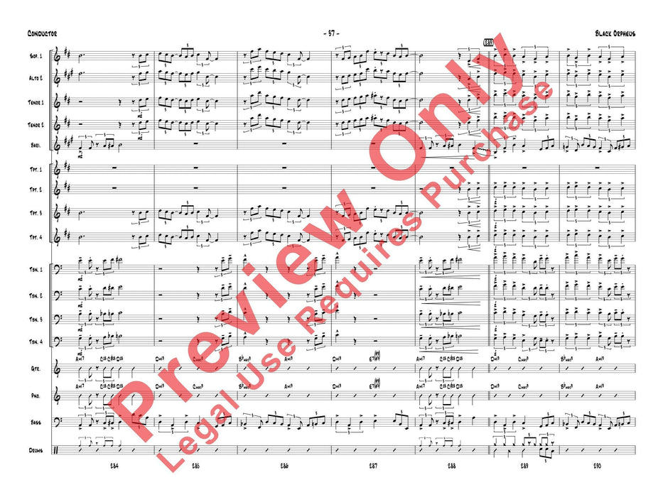 Black Orpheus 奧菲斯 總譜 | 小雅音樂 Hsiaoya Music