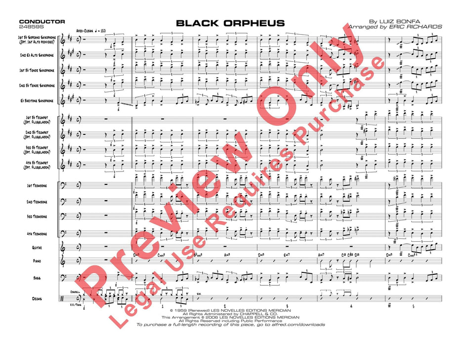 Black Orpheus 奧菲斯 總譜 | 小雅音樂 Hsiaoya Music