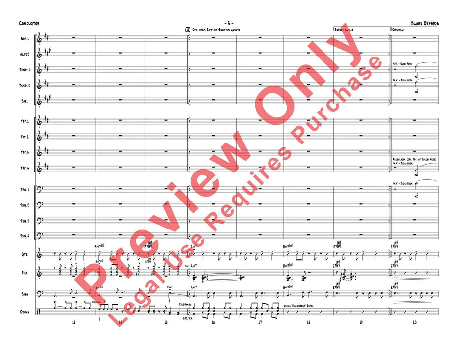 Black Orpheus 奧菲斯 總譜 | 小雅音樂 Hsiaoya Music