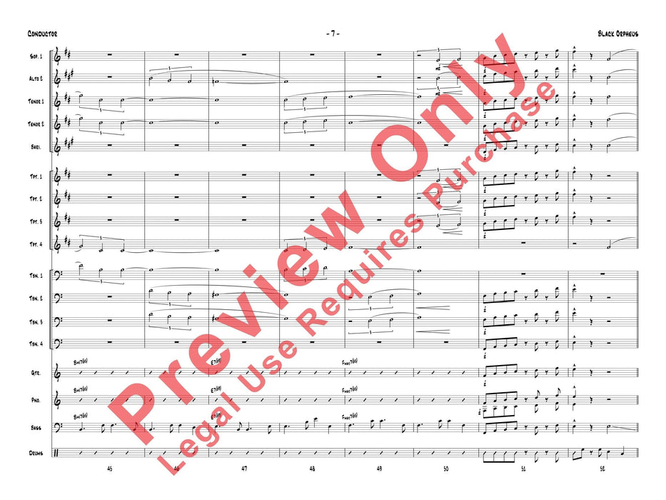 Black Orpheus 奧菲斯 總譜 | 小雅音樂 Hsiaoya Music