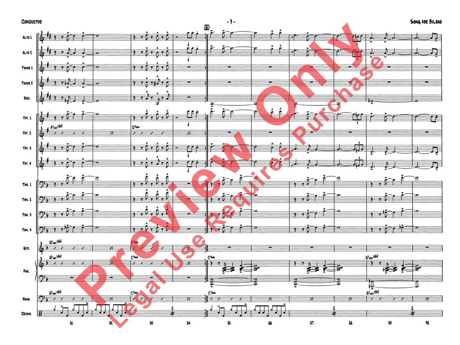 Song for Bilbao 總譜 | 小雅音樂 Hsiaoya Music