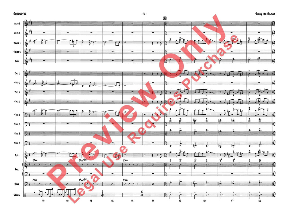 Song for Bilbao 總譜 | 小雅音樂 Hsiaoya Music