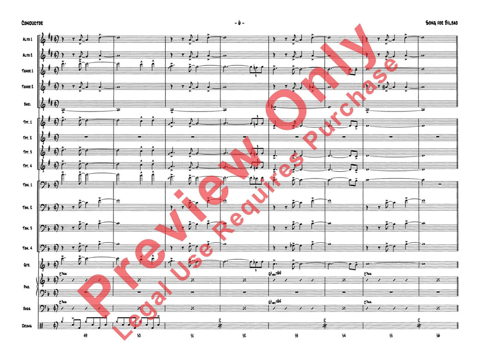 Song for Bilbao 總譜 | 小雅音樂 Hsiaoya Music