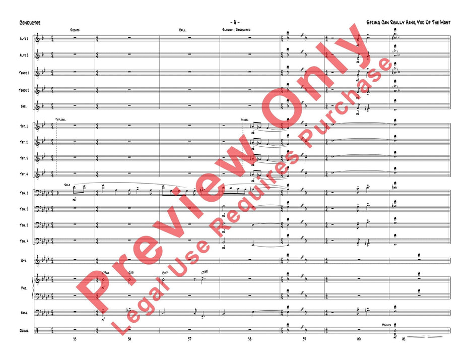 Spring Can Really Hang You Up the Most 總譜 | 小雅音樂 Hsiaoya Music