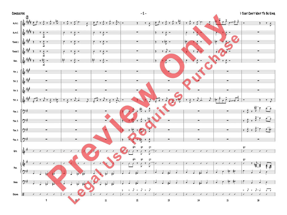 I Just Can't Wait to Be King 總譜 | 小雅音樂 Hsiaoya Music