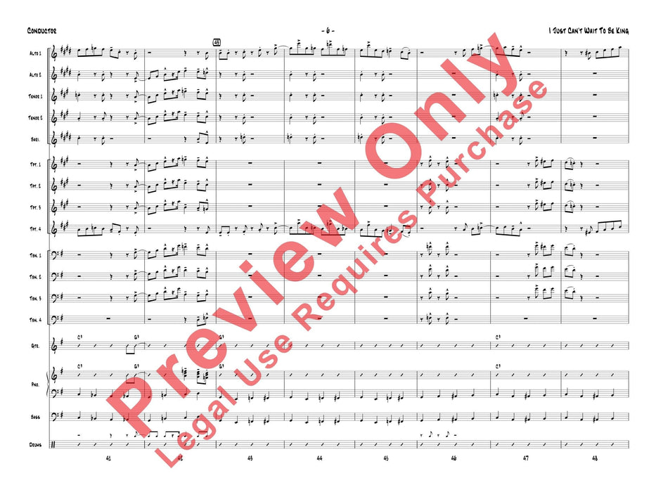 I Just Can't Wait to Be King 總譜 | 小雅音樂 Hsiaoya Music