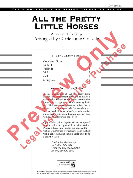 All the Pretty Little Horses | 小雅音樂 Hsiaoya Music