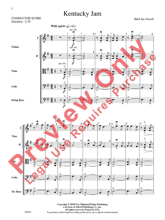 Kentucky Jam 總譜 | 小雅音樂 Hsiaoya Music