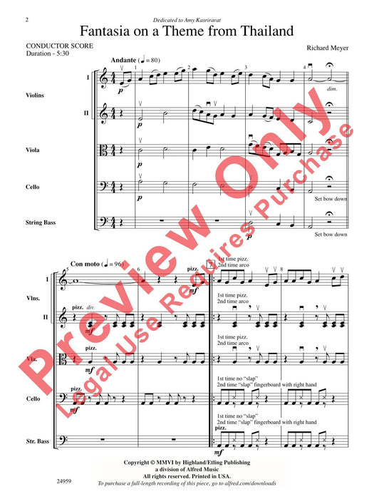 Fantasia on a Theme from Thailand 主題幻想曲 | 小雅音樂 Hsiaoya Music