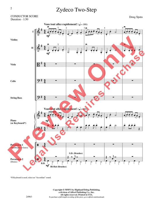 Zydeco Two-Step 總譜 | 小雅音樂 Hsiaoya Music