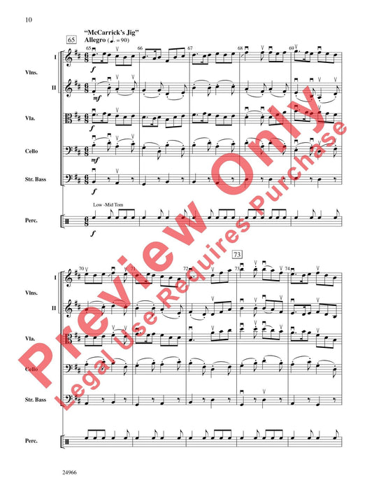 The Legend of Duffy's Cut 傳奇曲 總譜 | 小雅音樂 Hsiaoya Music