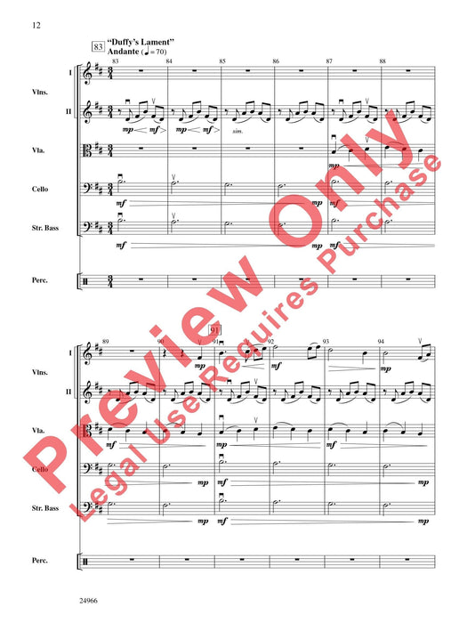 The Legend of Duffy's Cut 傳奇曲 總譜 | 小雅音樂 Hsiaoya Music