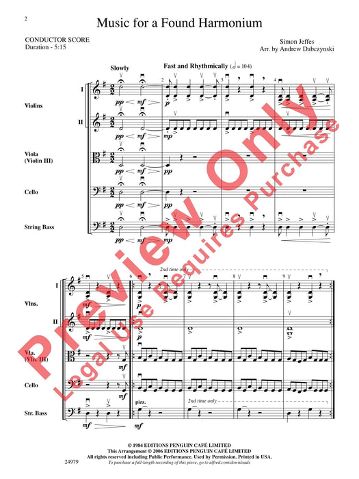 Music for a Found Harmonium 總譜 | 小雅音樂 Hsiaoya Music