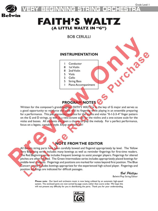 Faith's Waltz 圓舞曲 總譜 | 小雅音樂 Hsiaoya Music