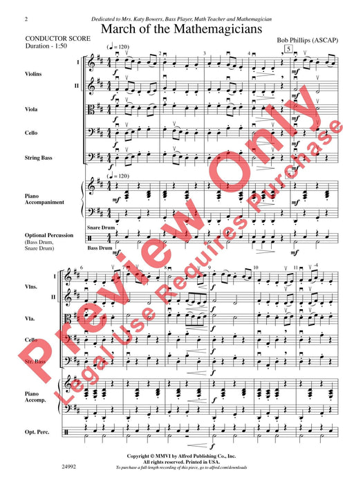 March of the Mathemagicians 進行曲 總譜 | 小雅音樂 Hsiaoya Music