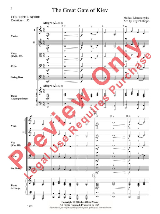 The Great Gate at Kiev 總譜 | 小雅音樂 Hsiaoya Music