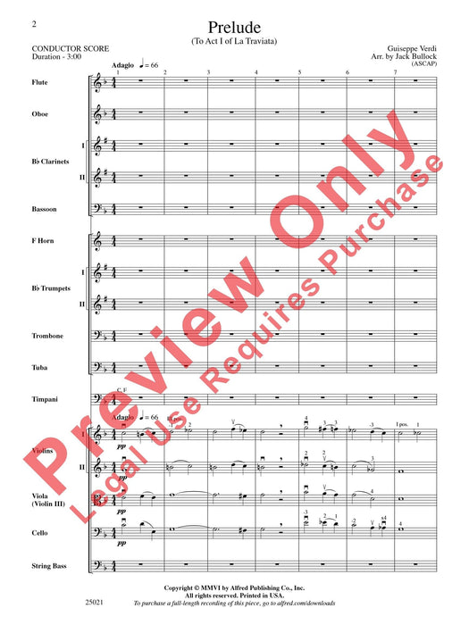 Prelude 威爾第,朱塞佩 前奏曲 總譜 | 小雅音樂 Hsiaoya Music