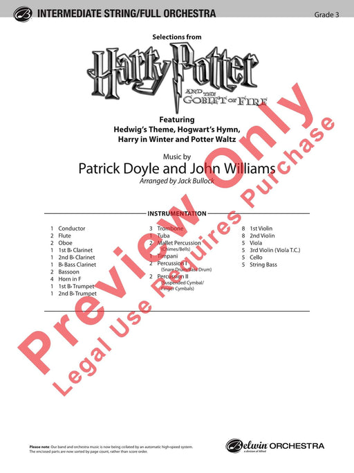 Harry Potter and the Goblet of Fire,™ Selections from Featuring: Hedwig's Theme / Potter Waltz / Harry in Winter / The Quidditch World Cup (The Irish) / Hogwarts' Hymn 主題 圓舞曲 讚美歌 | 小雅音樂 Hsiaoya Music