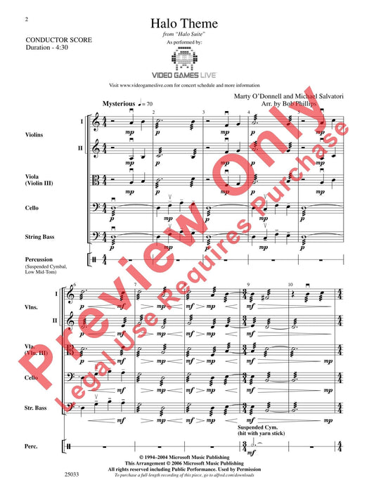 Halo Theme 主題 總譜 | 小雅音樂 Hsiaoya Music