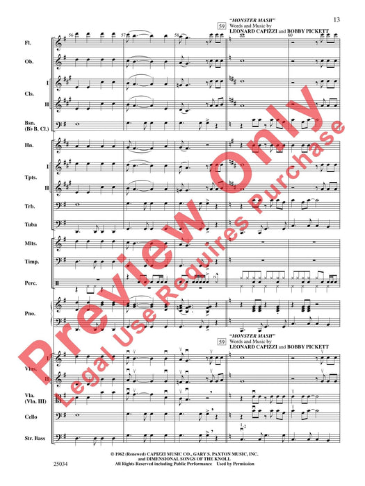 A Rockin' Halloween Featuring: Ghostbusters / Scooby-Doo, Where Are You? / Monster Mash 總譜 | 小雅音樂 Hsiaoya Music