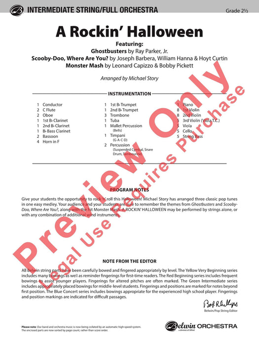 A Rockin' Halloween Featuring: Ghostbusters / Scooby-Doo, Where Are You? / Monster Mash 總譜 | 小雅音樂 Hsiaoya Music