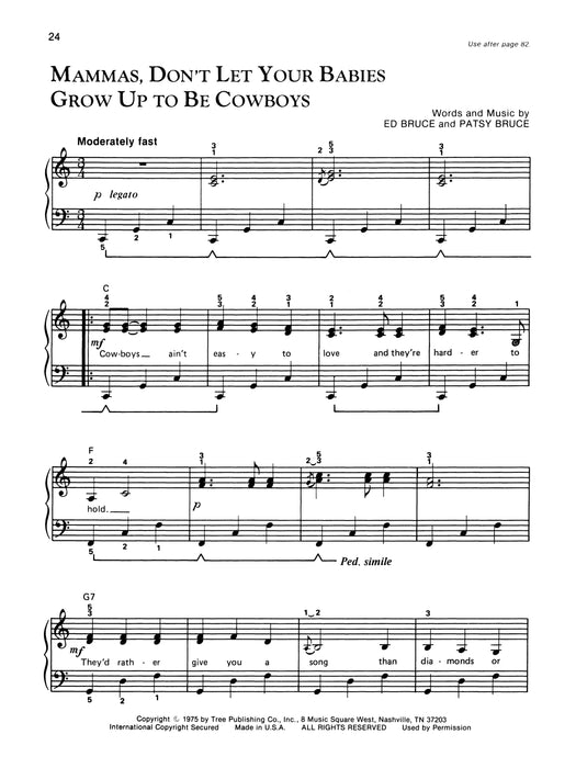 Alfred's Basic Adult Piano Course: Country Songbook, Book 1 鋼琴 | 小雅音樂 Hsiaoya Music