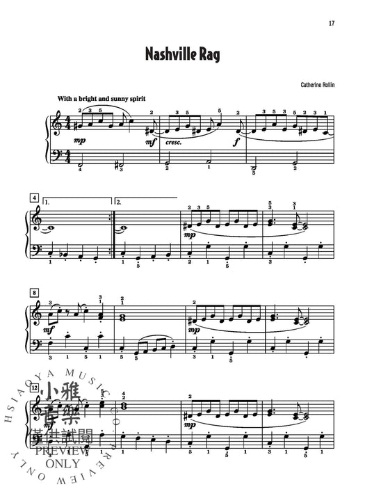 Catherine Rollin's Favorite Solos, Book 3 8 of Her Original Piano Solos 獨奏 鋼琴 獨奏 | 小雅音樂 Hsiaoya Music