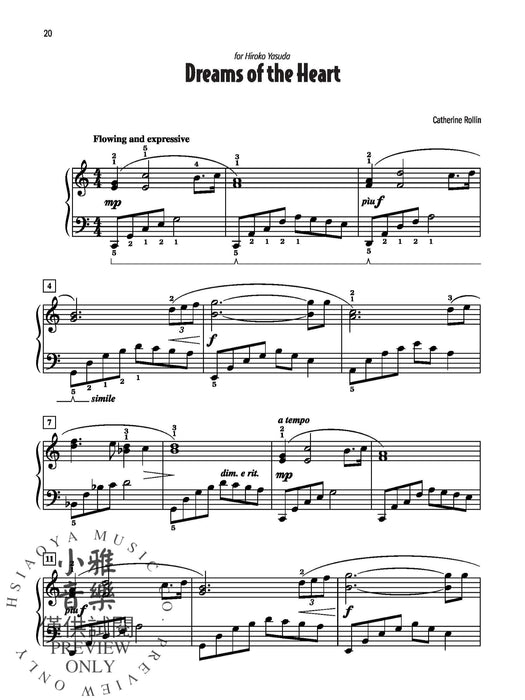 Catherine Rollin's Favorite Solos, Book 3 8 of Her Original Piano Solos 獨奏 鋼琴 獨奏 | 小雅音樂 Hsiaoya Music