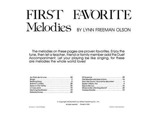 First Favorite Folk Songs 民謠 | 小雅音樂 Hsiaoya Music