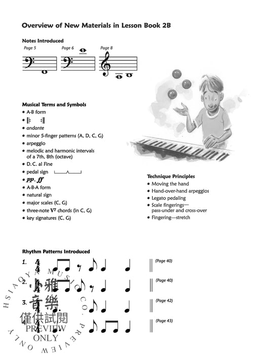 Premier Piano Course, Lesson 2B 鋼琴 | 小雅音樂 Hsiaoya Music