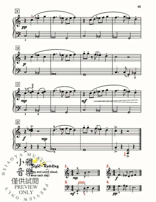 Premier Piano Course, Lesson 2B 鋼琴 | 小雅音樂 Hsiaoya Music