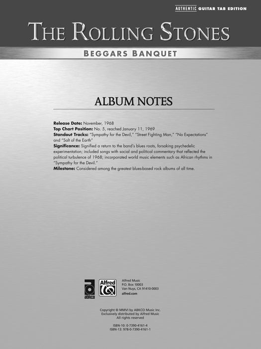 The Rolling Stones: Beggars Banquet | 小雅音樂 Hsiaoya Music