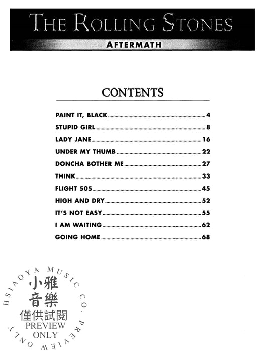 The Rolling Stones: Aftermath | 小雅音樂 Hsiaoya Music