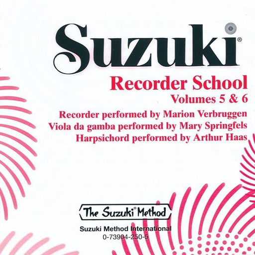 Suzuki Recorder School (Soprano and Alto Recorder) CD, Volume 5 & 6 中音 | 小雅音樂 Hsiaoya Music