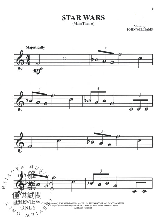 Star Wars® for Recorder, Selections from | 小雅音樂 Hsiaoya Music