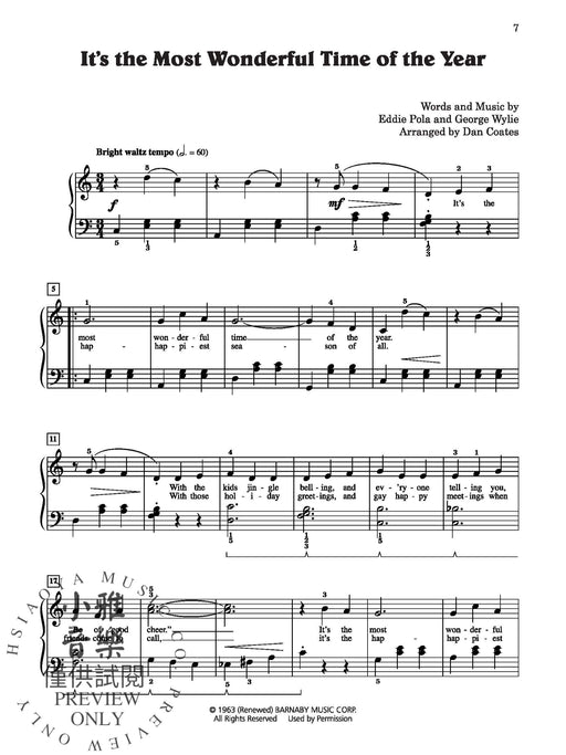 Fun & Jolly Christmas Songs, Book 3 | 小雅音樂 Hsiaoya Music