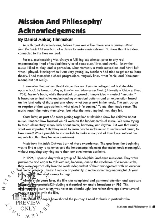 Music from the Inside Out | 小雅音樂 Hsiaoya Music