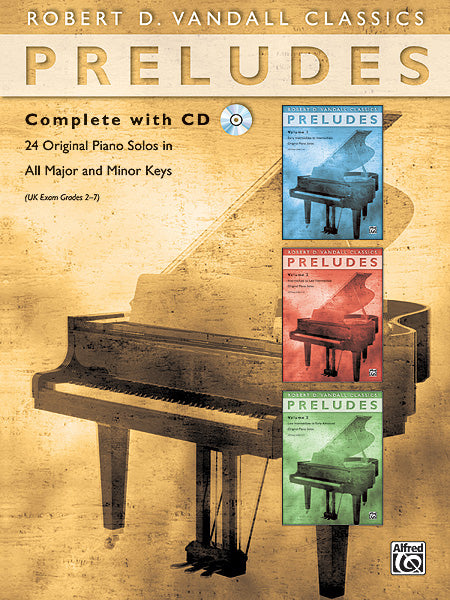 Preludes Complete with CD 24 Original Piano Solos in All Major and Minor Keys 前奏曲 鋼琴 獨奏 | 小雅音樂 Hsiaoya Music