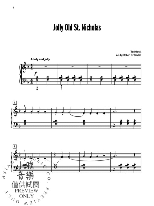 Celebrated Christmas Solos, Book 1 7 Christmas Favorites Arranged for Late Elementary Pianists 獨奏 | 小雅音樂 Hsiaoya Music