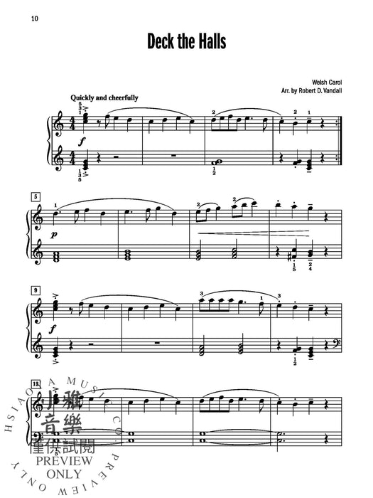 Celebrated Christmas Solos, Book 1 7 Christmas Favorites Arranged for Late Elementary Pianists 獨奏 | 小雅音樂 Hsiaoya Music