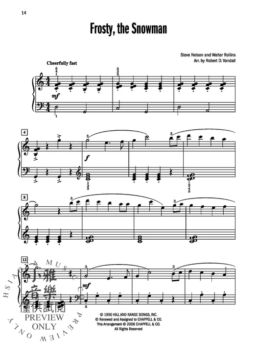 Celebrated Christmas Solos, Book 2 7 Christmas Favorites Arranged for Late Elementary to Early Intermediate Pianists 獨奏 | 小雅音樂 Hsiaoya Music