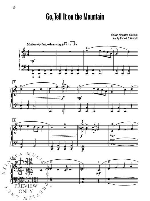 Celebrated Christmas Solos, Book 3 7 Christmas Favorites Arranged for Early Intermediate Pianists 獨奏 | 小雅音樂 Hsiaoya Music