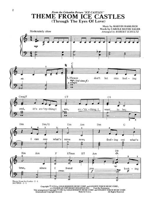 Ice Castles, Theme from (Through the Eyes of Love) 主題 | 小雅音樂 Hsiaoya Music