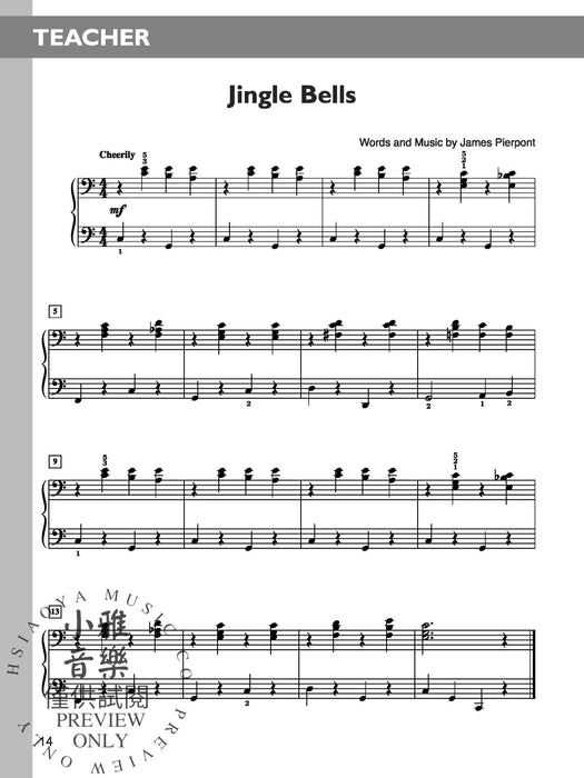 The Music Tree: Christmas, Part 2 7 Duets for Student and Teacher 二重奏 | 小雅音樂 Hsiaoya Music