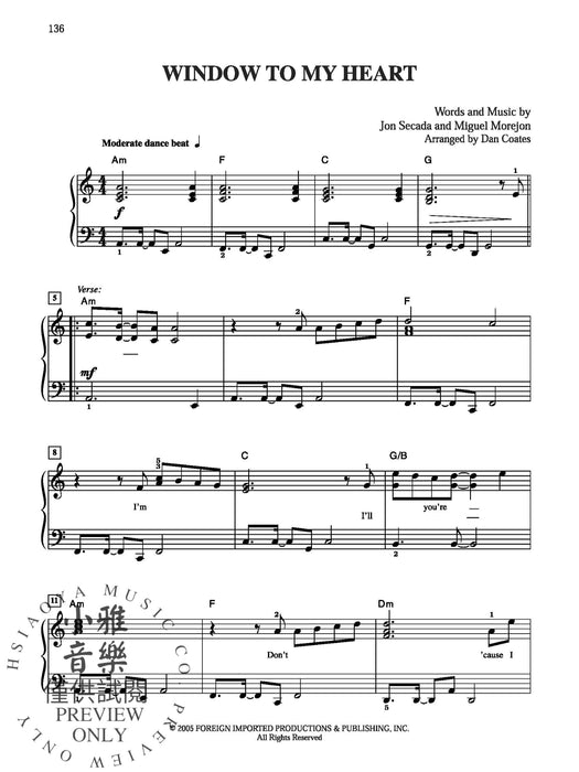 Contemporary Pop Ballads The Lite Hits 敘事曲 | 小雅音樂 Hsiaoya Music