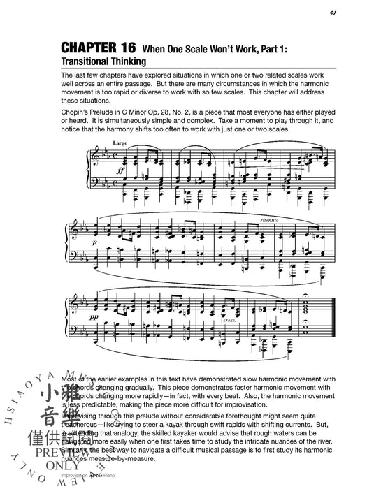 Improvisation at the Piano A Systematic Approach for the Classically Trained Pianist 即興演奏 鋼琴 | 小雅音樂 Hsiaoya Music