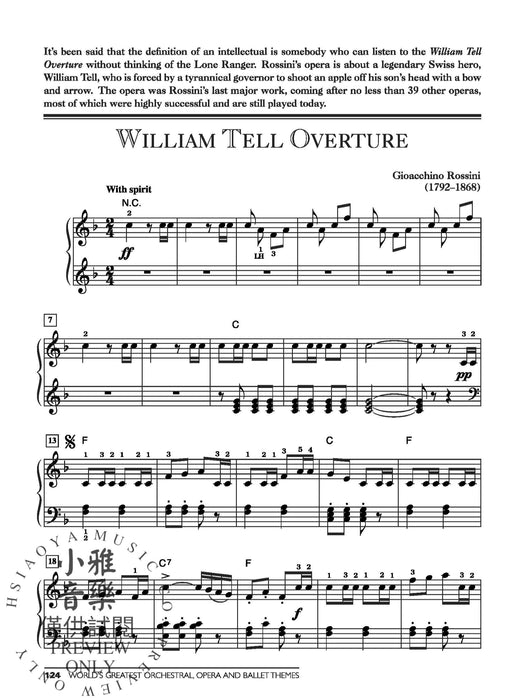 World's Greatest Orchestral, Opera & Ballet Themes 57 Best-Loved Compositions by the Finest Composers 歌劇 芭蕾 | 小雅音樂 Hsiaoya Music